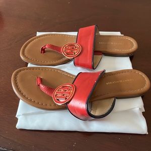 Tommy Hilfiger Red Sandals
